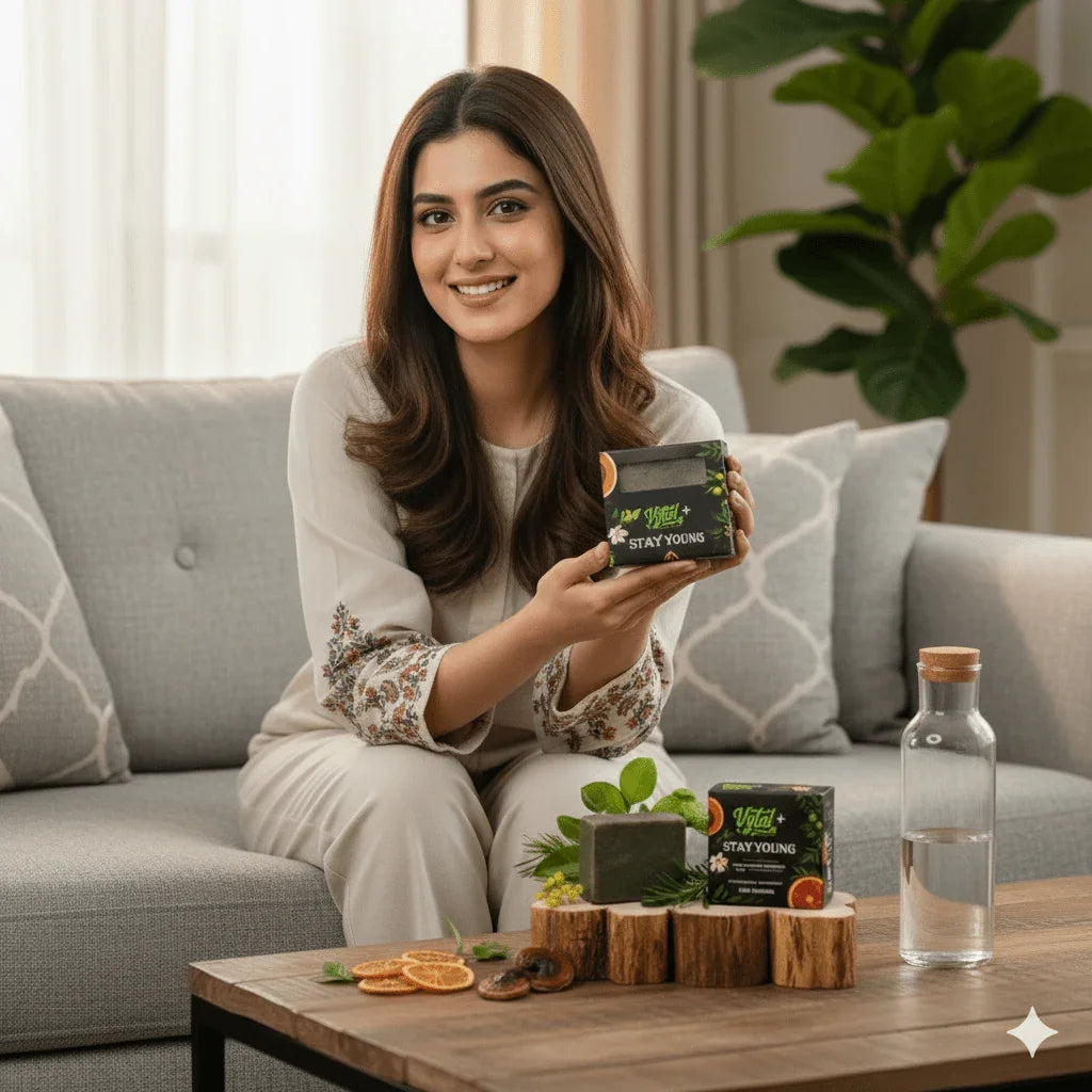 'Stay Young' Natural Herbal Soap – Olive,Coconut,Castor Oil Ganoderma & Moringa|G CITY HEALTH - GCITY HEALTH